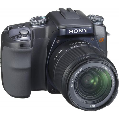 소니 Sony Alpha A100K 10.2MP Digital SLR Camera Kit with 18-70mm f3.5-5.6 Lens