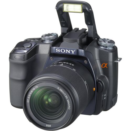 소니 Sony Alpha A100K 10.2MP Digital SLR Camera Kit with 18-70mm f3.5-5.6 Lens