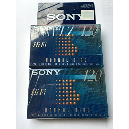 소니 Sony C120HFR/2 120 Minute HF Audio Tape (Hang Tab) (Discontinued by Manufacturer)