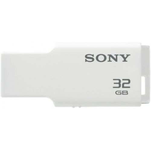 소니 Sony 32GB Micro Vault M-Series USB 2.0 Flash Drive, White (USM32GM/W)