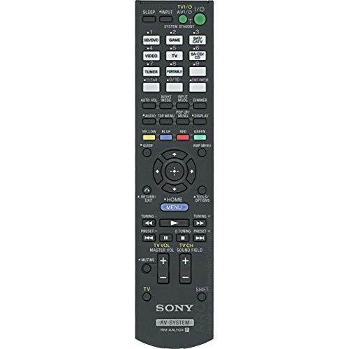 소니 Original Sony RM-AAU104 3D AV Audio Video Receiver Remote Control for Model STR-DH520 (Part No. 1-489-343-11)