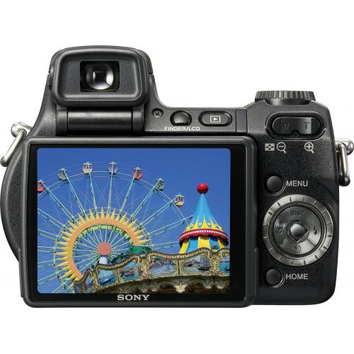 소니 Sony Cybershot DSC-H9 8MP Digital Camera with 15x Optical Image Stabilization Zoom (Discontinued by Manufacturer)