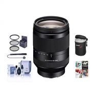 Sony FE 24-240mm F3.5-6.3 OSS E-Mount Lens Bundle with 72mm UV Filter, Lens Case, Cleaning Kit, LensCap Leash, PC Software Package