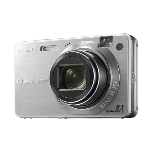 소니 Sony Cybershot DSCW150 8.1MP Digital Camera with 5x Optical Zoom with Super Steady Shot (Silver)