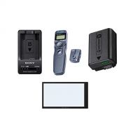 Sony A6000/A6300 Accessory Bundle with NPFW50 Battery, BC-TRW Charger, Screen Protector, Wireless Remote Control