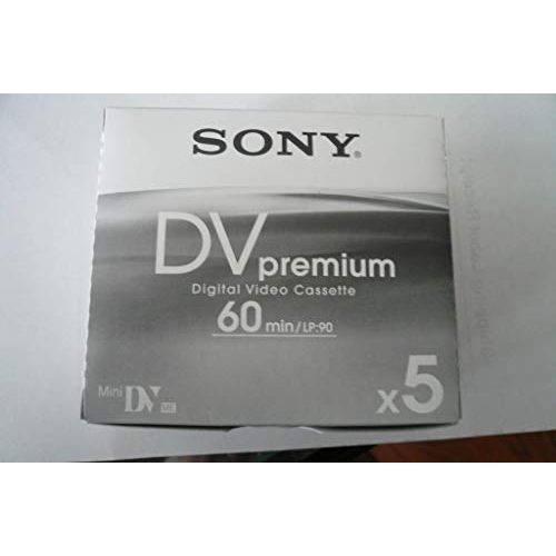 소니 Sony DVM60PR4 Mini DV tape 60 min. Premium (5 Pack)