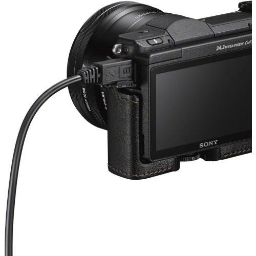 소니 Sony LCSEBD/B Body Case Lens Jacket (Black)