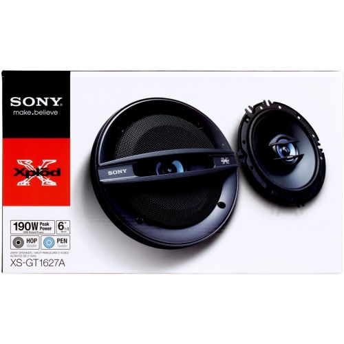 소니 Sony XSGT1627A 6.5-Inch 2-Way Car Speakers (Discontinued by Manufacturer)