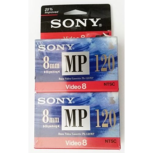 소니 Sony 8mm MP Video Cassette - 120 min (2 Pack)