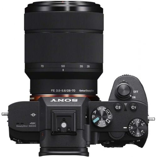 소니 Sony ILCE-7M3KB a7III Full Frame Mirrorless Camera with Lens Kit SEL2870 FE 28-70mm F3.5-5.6 OSS Bundle Including Sony LCSU21 Carrying Case + 64GB Memory Card + Deco Gear Accessori