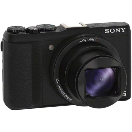 소니 Sony DSC-HX60V/B 20.4 MP Digital Camera with 30x Optical Image Stabilized Zoom, 3 LCD (Black)