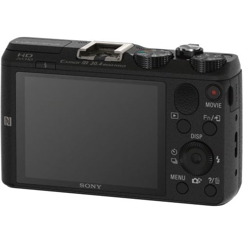 소니 Sony DSC-HX60V/B 20.4 MP Digital Camera with 30x Optical Image Stabilized Zoom, 3 LCD (Black)