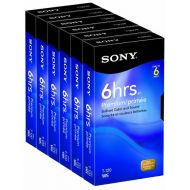 Sony 6T120VR 120-Minute VHS 6-Pack (Discontinued by Manufacturer)