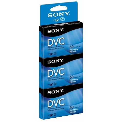 소니 Sony DVM60PRR/3 60-Minute DVC Tape Hang Tab
