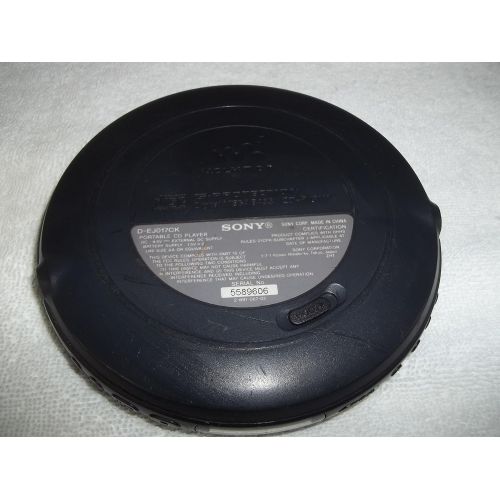 소니 Sony DEJ017CK Walkman Portable CD Player - Player Only