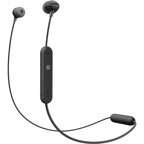 소니 Sony WI-C300 Wireless In-Ear Headphones, Black (WIC300/B)