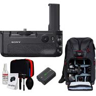 Sony VGC3EM Vertical Grip for a7 III, a7R III, a9 Bundle with Photo Camera Sling Backpack, Rechargeable Battery Pack and All-in-One Cleaning Kit for DSLR