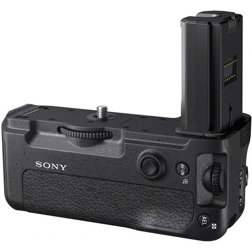 소니 Sony VGC3EM Vertical Grip for a7 III, a7R III, a9 Bundle with Photo Camera Sling Backpack, Rechargeable Battery Pack and All-in-One Cleaning Kit for DSLR
