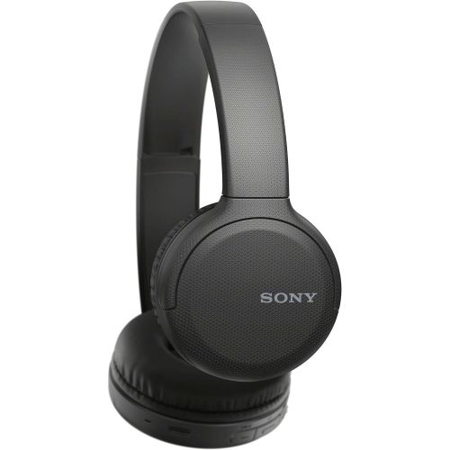 소니 Sony WH-CH510 Wireless On-Ear Headphones (Black) with USB Bluetooth Dongle Adapter Bundle (2 Items)