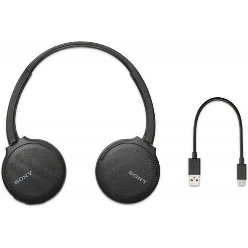 소니 Sony WH-CH510 Wireless On-Ear Headphones (Black) with USB Bluetooth Dongle Adapter Bundle (2 Items)