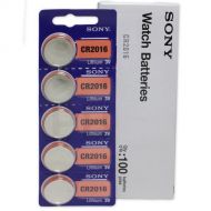 Sony CR2016 3 Volt Lithium Manganese Dioxide Batteries, Genuine Sony Blister Packaging (100 Pieces)