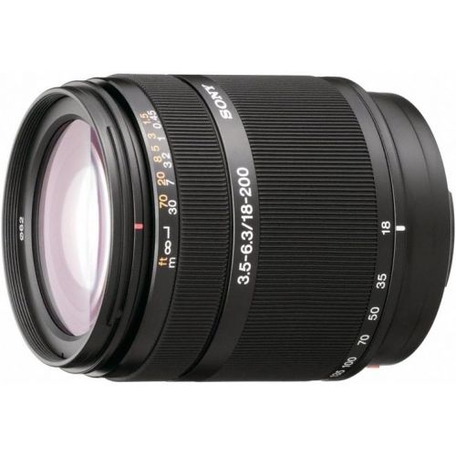 소니 Sony DT 18-200mm f/3.5-6.3 Aspherical ED High Magnification Zoom Lens for Sony Alpha Digital SLR Camera