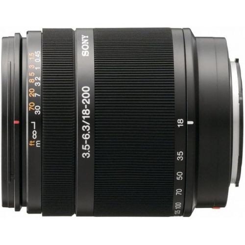 소니 Sony DT 18-200mm f/3.5-6.3 Aspherical ED High Magnification Zoom Lens for Sony Alpha Digital SLR Camera