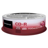 Sony 25CDQ80SP CD-R 700MB/80min Spindle (Pack of 25)