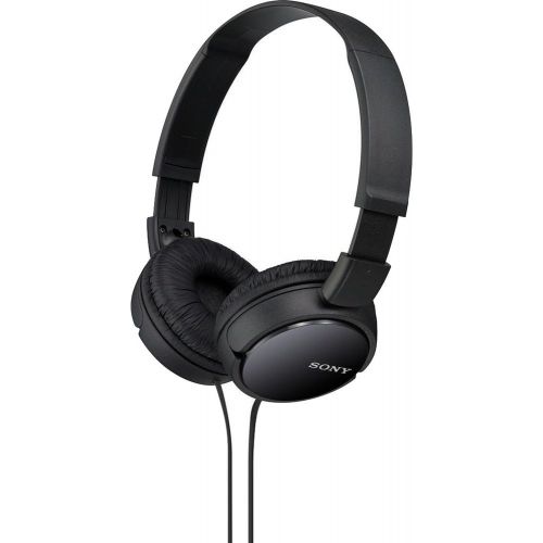 소니 Sony MDR-ZX110 Stereo Headphones Loud and Clear Sound Quality - Black