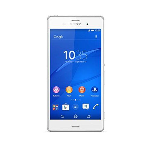 소니 Sony Xperia Z3 Factory Unlocked Phone - Retail Packaging - White