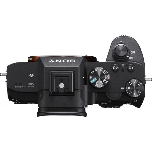 소니 Sony Alpha a7 III Mirrorless Digital Camera (Body Only) with Deluxe Accessory Bundle - Includes: 2X SanDisk Extreme PRO 64GB Memory Card, Replacement Battery for Sony NP-FZ100, & M