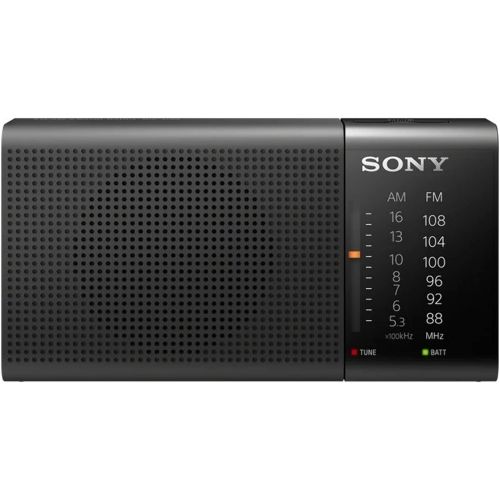 소니 Sony Portable Am/FM Radio Home Audio Radio Black (ICF-P36)