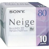 SONY MD80 Minidisc Neige 80 Minute Pack 10