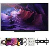 Sony XBR48A9S 48-inch A9S 4K Ultra HD OLED Smart TV (2020) Bundle with Premiere Movies Streaming 2020 + 30-70 Inch TV Wall Mount + 6-Outlet Surge Adapter + 2X 6FT 4K HDMI 2.0 Cable
