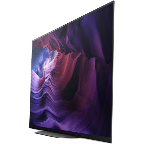 소니 Sony XBR48A9S 48-inch A9S 4K Ultra HD OLED Smart TV (2020) Bundle with Premiere Movies Streaming 2020 + 30-70 Inch TV Wall Mount + 6-Outlet Surge Adapter + 2X 6FT 4K HDMI 2.0 Cable
