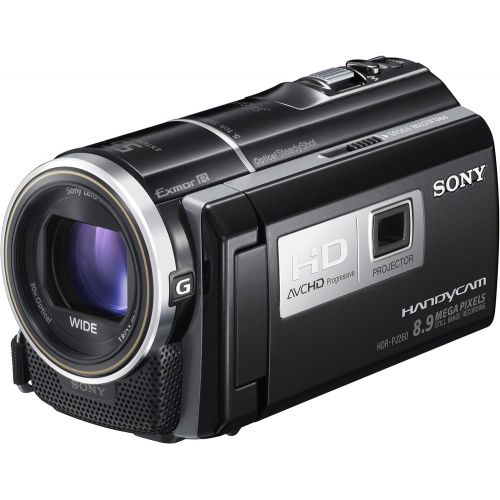 소니 Sony HDRPJ260V High Definition Handycam 8.9 MP Camcorder with 30x Optical Zoom, 16 GB Embedded Memory and Built-in Projector (2012 Model)