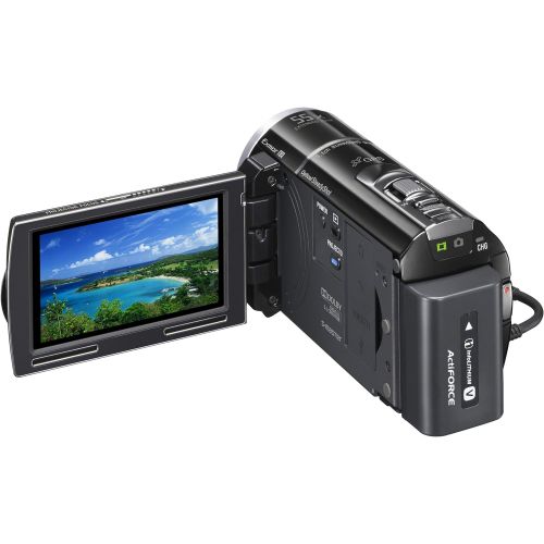 소니 Sony HDRPJ260V High Definition Handycam 8.9 MP Camcorder with 30x Optical Zoom, 16 GB Embedded Memory and Built-in Projector (2012 Model)