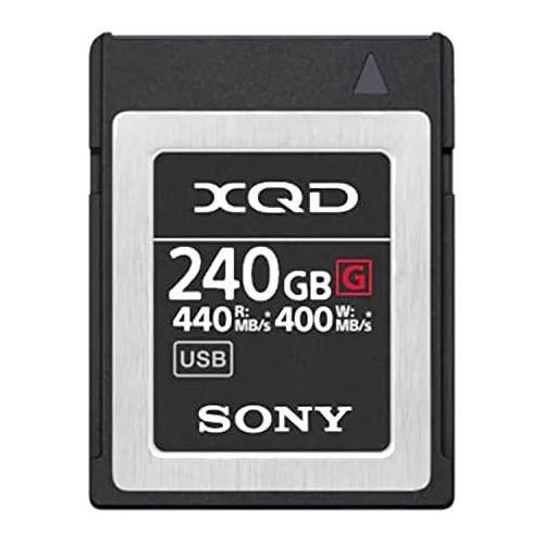 소니 Sony 240GB XQD G Series Memory Card with Koah Pro USB 3.1 Type-C XQD Compact Aluminum Card Reader Bundle (2 Items)