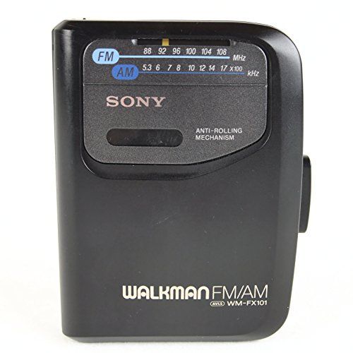 소니 Sony Corp. Sony Anti-Rolling Mechanism Sony Walkman FM/AM AVLS WM-FX101 Radio Cassette Tape Player Model# WM-FX101