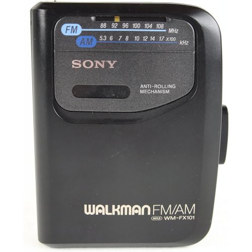 소니 Sony Corp. Sony Anti-Rolling Mechanism Sony Walkman FM/AM AVLS WM-FX101 Radio Cassette Tape Player Model# WM-FX101