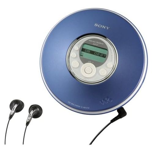 소니 Sony D-NE319 MP3/ATRAC CD Walkman (Blue)