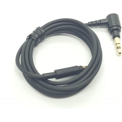 소니 Sony Genuine OEM Replacement 3.5mm Cable for WH1000XM3, WH1000XM2 (Approx. 3.94 ft, OFC Strands, Gold-Plated Stereo Mini Plug)