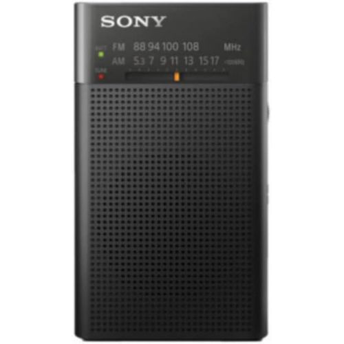 소니 Sony ICFP27 Portable AM/FM Radio with Speaker with Knox Gear Travel and Storage Case (2 Items)