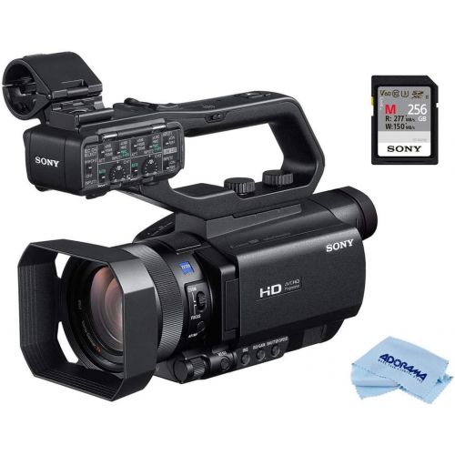 소니 Sony HXR-MC88 Compact Full HD Camcorder with Fast Hybrid AF, 24x Zoom, 1.0 Type Exmor RS CMOS Sensor & AVCHD Recording 256GB SF-M Series UHS-II SDXC Memory Card