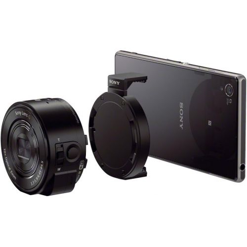 소니 Sony DSC-QX10/B Smartphone Attachable 4.45-44.5mm Lens-Style Camera