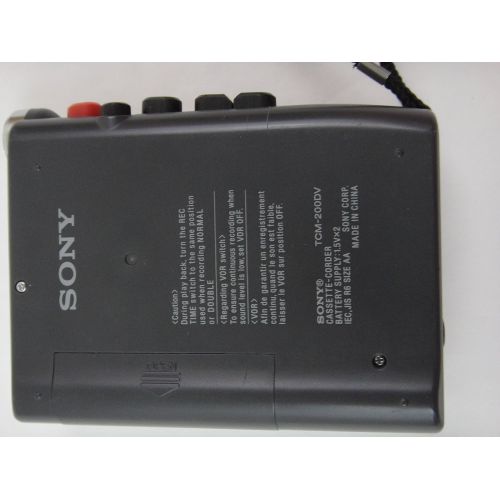 소니 Sony TCM-200DV Standard Cassette Voice Recorder (Discontinued by Manufacturer)