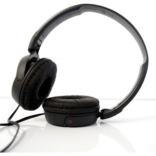 소니 Sony ZX110 Over-Ear Dynamic Stereo Headphones (Black)