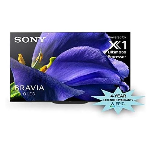 소니 Sony XBR-55A9G 55 (3840 x 2160) Bravia 4K Ultra High Definition Smart OLED TV with an Additional 4 Year Coverage by Epic Protect (2019)