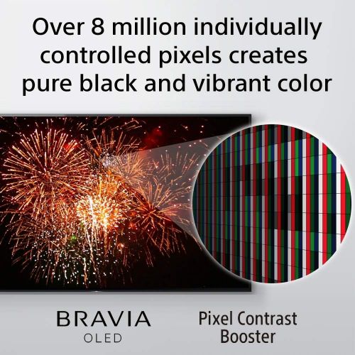 소니 Sony XBR-55A9G 55 (3840 x 2160) Bravia 4K Ultra High Definition Smart OLED TV with an Additional 4 Year Coverage by Epic Protect (2019)