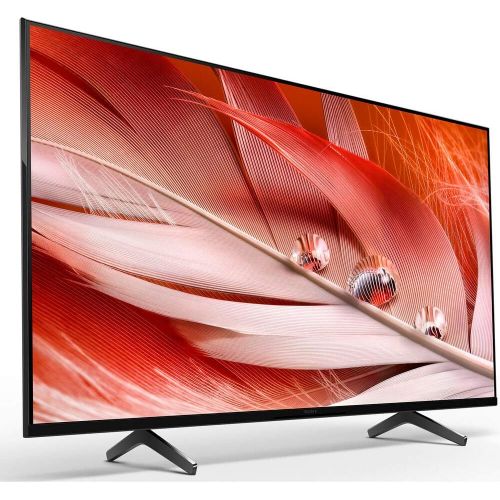 소니 Sony XR65X90J 65-inch X90J 4K Ultra HD Full Array LED Smart TV (2021 Model) Bundle with Deco Gear Home Theater Soundbar with Subwoofer, Wall Mount Accessory Kit, 6FT 4K HDMI 2.0 Ca